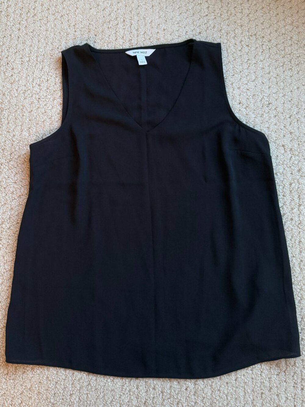 Nine West Sleeveless Blouse -- Small